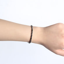 Load image into Gallery viewer, 2022 Luxury Adjustable Titanium Double Buckle Zircon Tennis Bracelets For Women Stainless Steel Silver Tennis Chain Bracelet